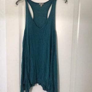 Flowy teal top